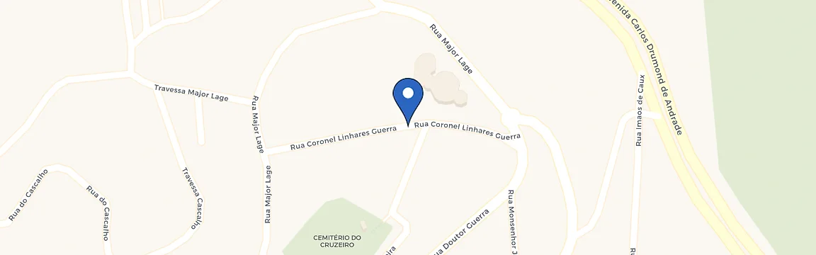 Mapa da estação A0 Magalhães Central 2 Horto