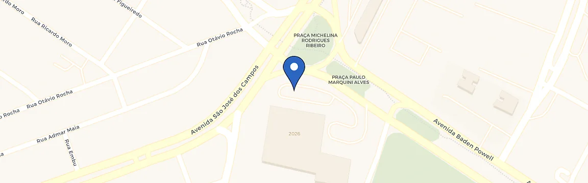 Mapa da estação Pague Menos - Nova Europa