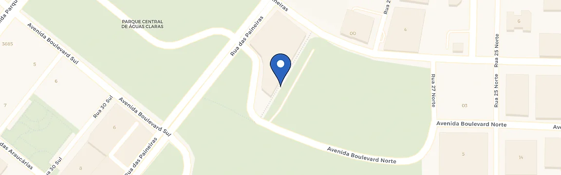 Mapa da estação Poraquê Recargas Águas Claras (One Mall)