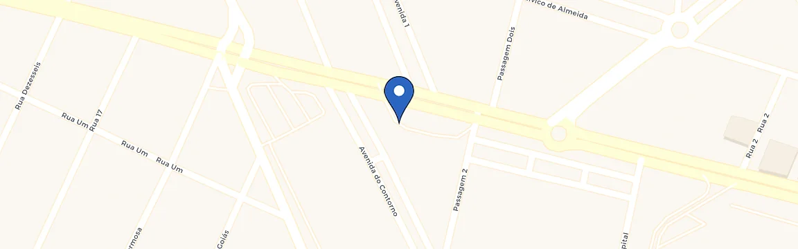 Mapa da estação Posto Paranã