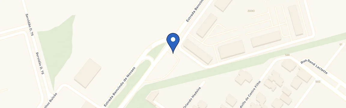 Mapa da estação Posto Via