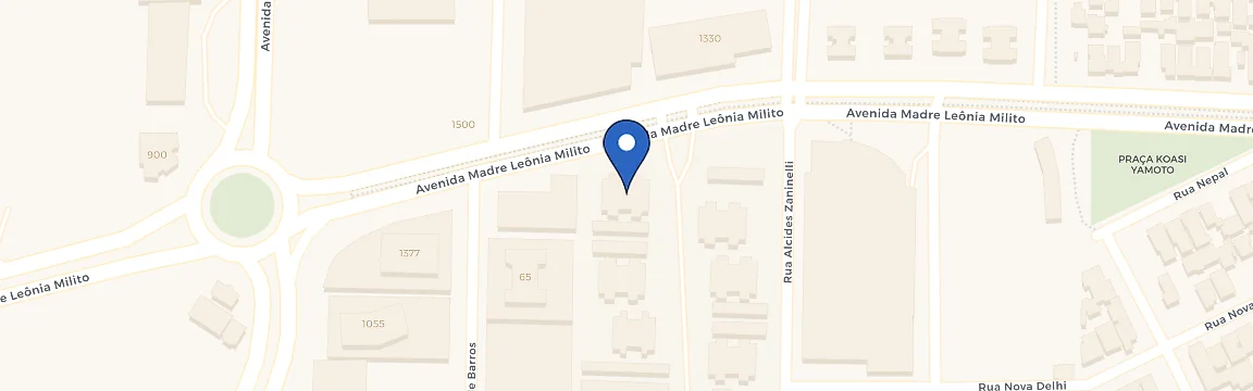 Mapa da estação Condomínio Palhano Premium
