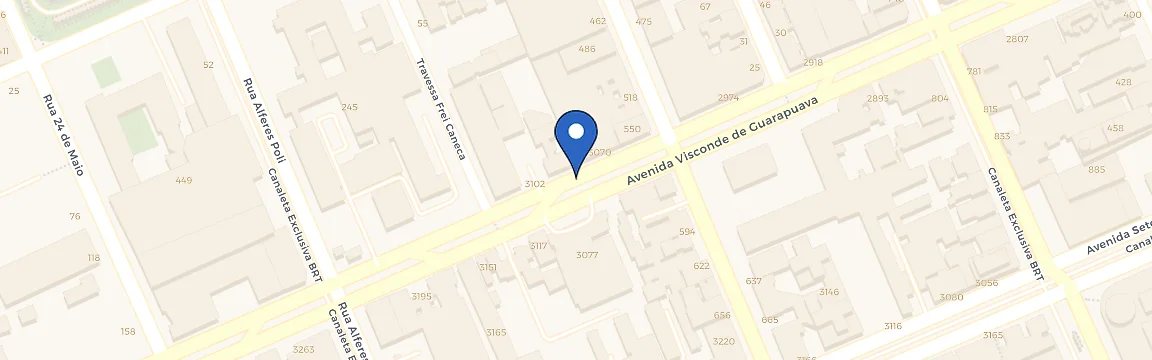 Mapa da estação Muv Residence