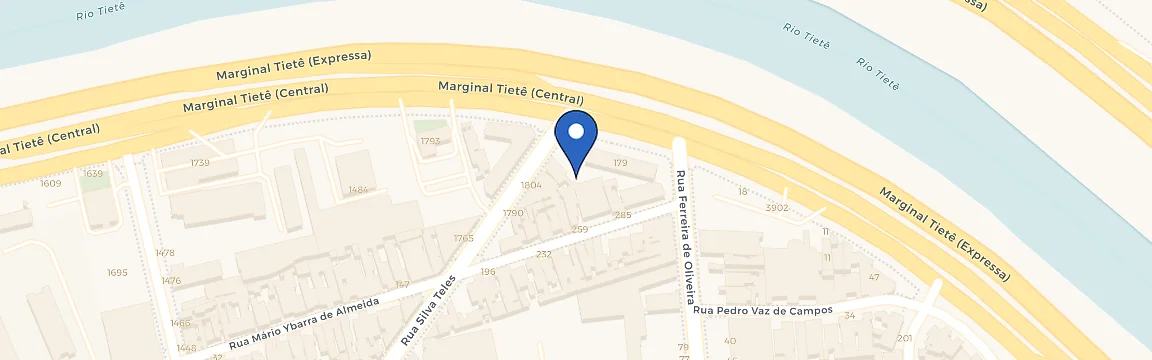 Mapa da estação Posto Paris