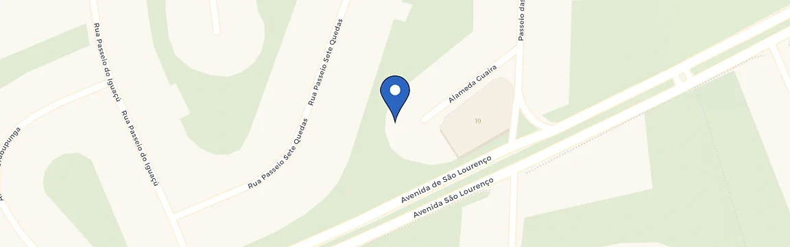 Mapa da estação Amarilis Flat Service