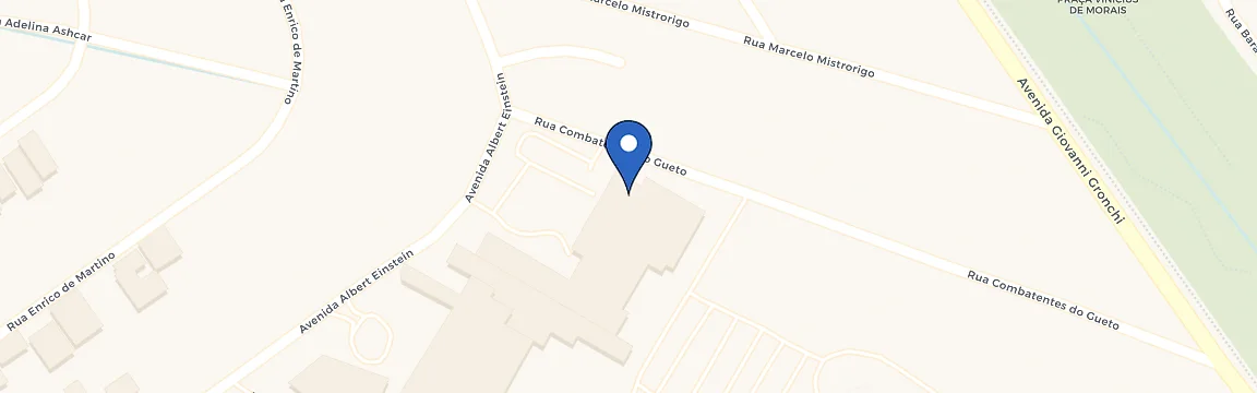 Mapa da estação Hospital Israelita Albert Einstein