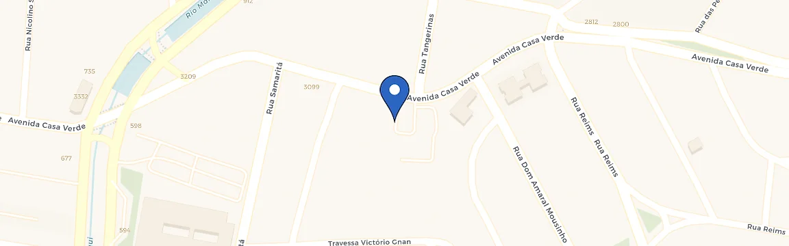 Mapa da estação Andra - Casa Verde