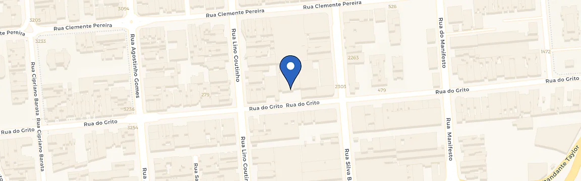Mapa da estação Condomínio Comercial Ipiranga