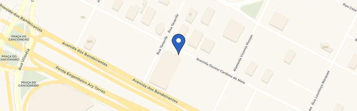 Mapa da estação Porsche Center São Paulo