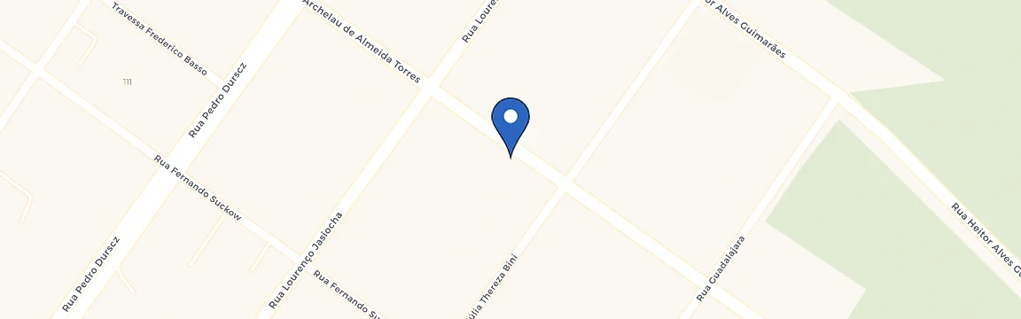 Mapa da estação Araucária