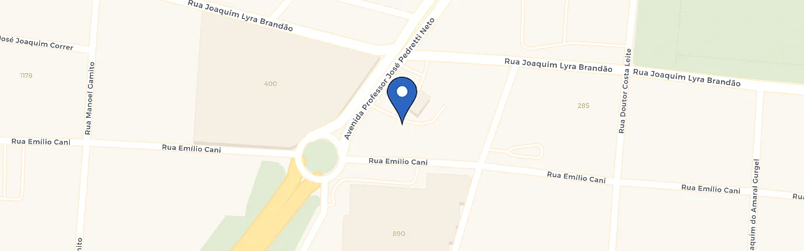 Mapa da estação DSA-X Posto Panorama