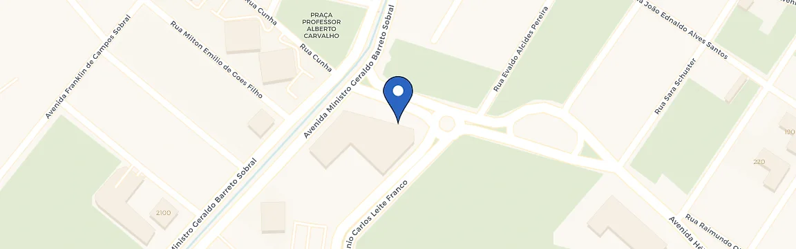 Mapa da estação Pátio Jardim