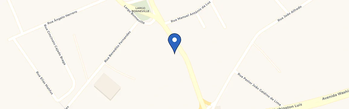 Mapa da estação Centro Automotivo Porto Seguro - Santo Amaro