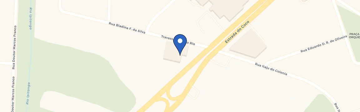 Mapa da estação Bahiatech Loja 2