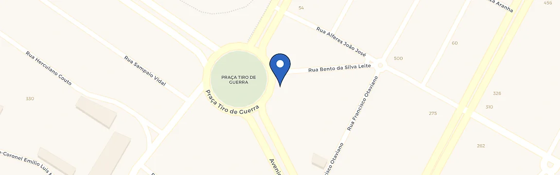 Mapa da estação Supermercado Pague Menos
