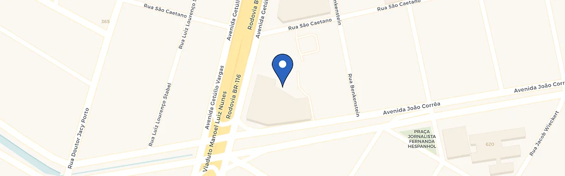 Mapa da estação Macromix Atacado