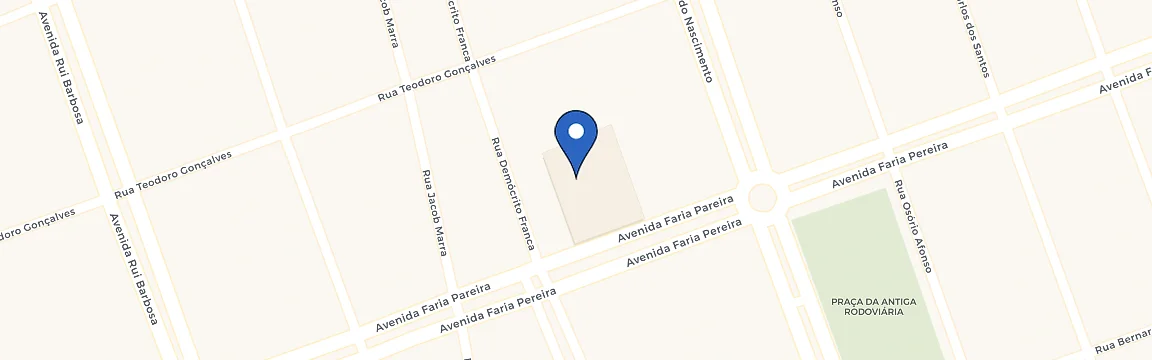 Mapa da estação Supermercado Bernardão