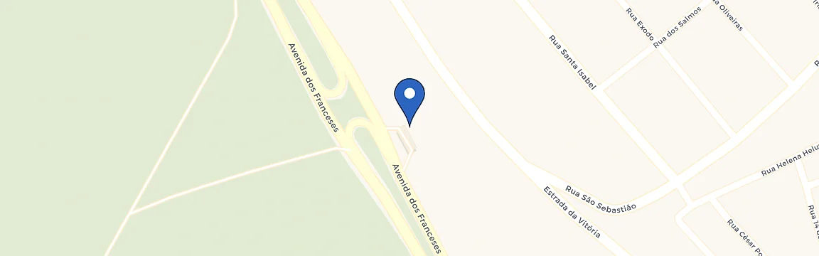 Mapa da estação São Luís Posto Confiança