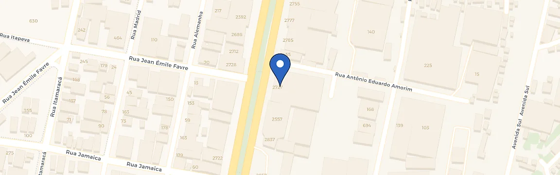 Mapa da estação Chevrolet Tambaí
