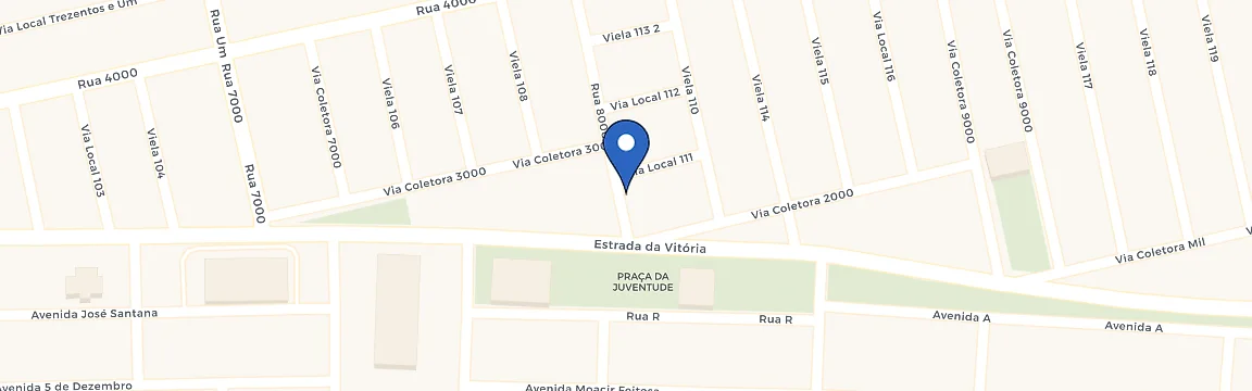 Mapa da estação Distribuidora Torres