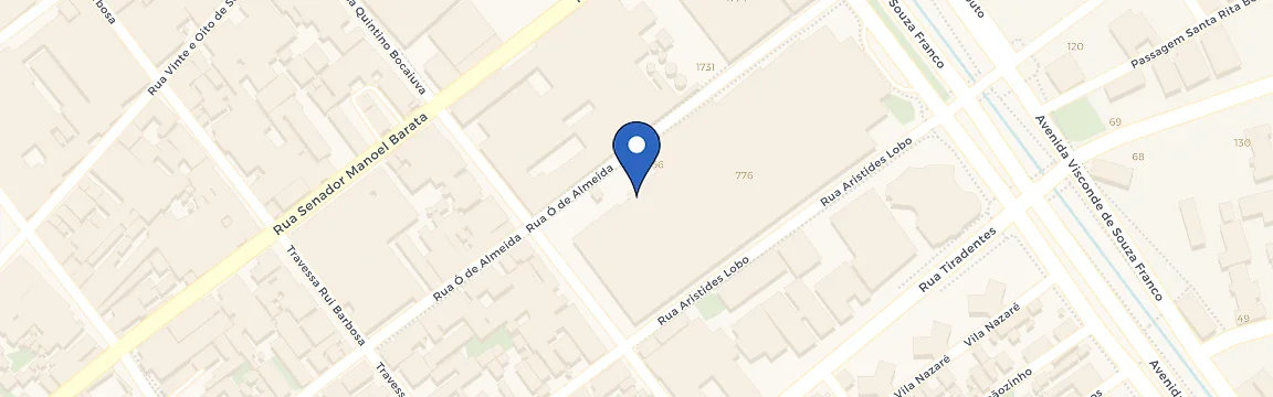 Mapa da estação Boulevard Shopping Belém