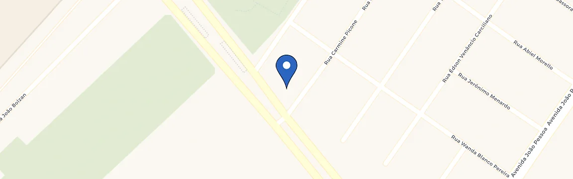Mapa da estação Nova Odessa
