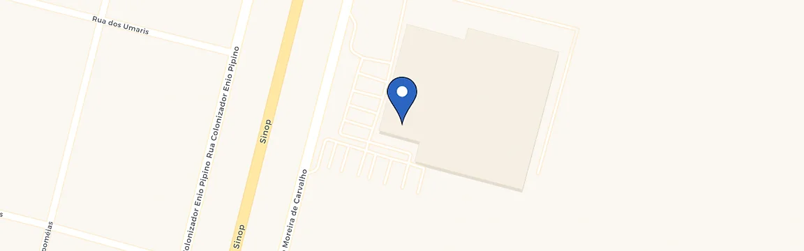 Mapa da estação Atacadão Supermercado