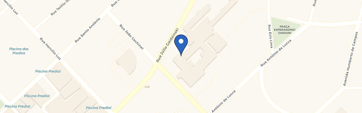 Mapa da estação Hospital São José