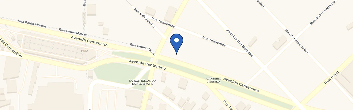 Mapa da estação GWM Tozzo Criciúma