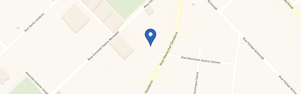 Mapa da estação Soratur Hotel & Coworking
