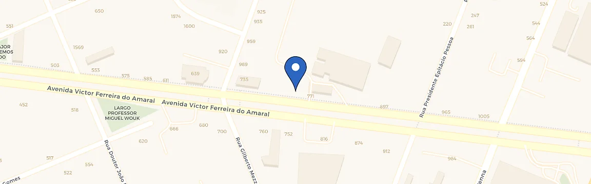 Mapa da estação AABB Curitiba