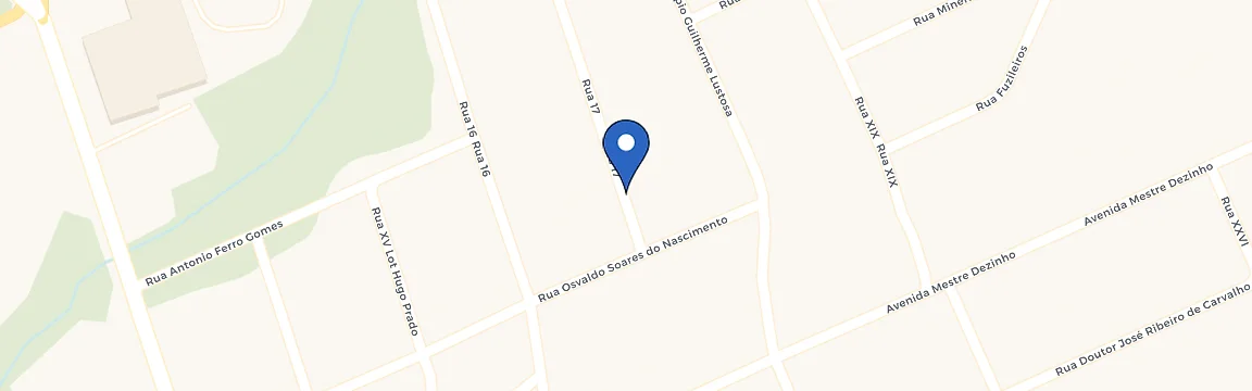 Mapa da estação Polo Sustentável