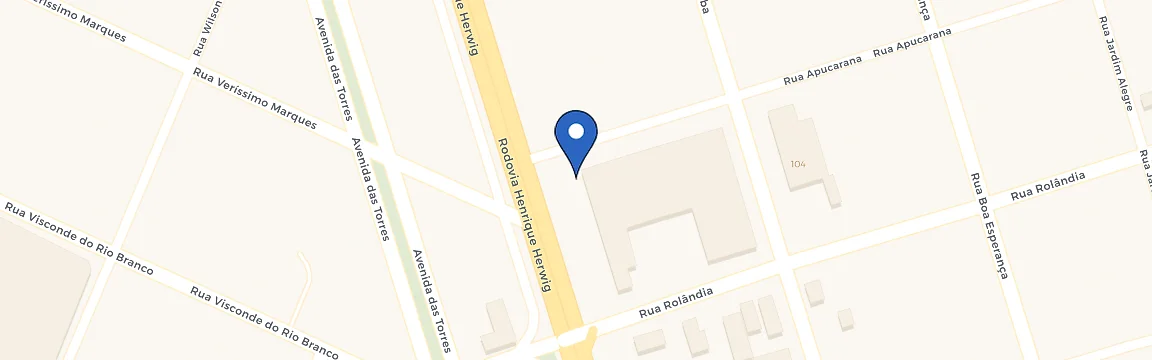 Mapa com a localização da estação Street Mall