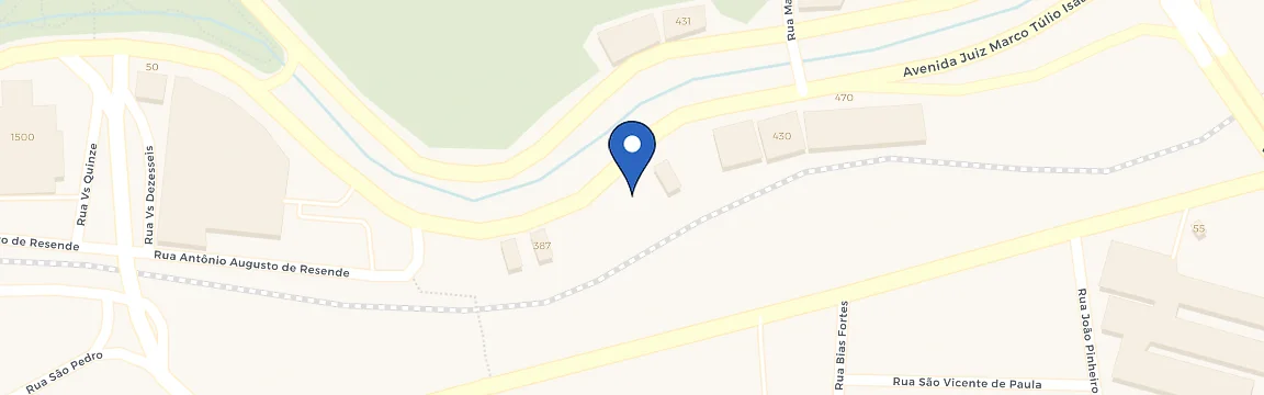 Mapa da estação Posto Cidade Nova Betim