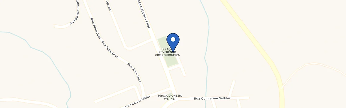 Mapa da estação Jequitibá MG