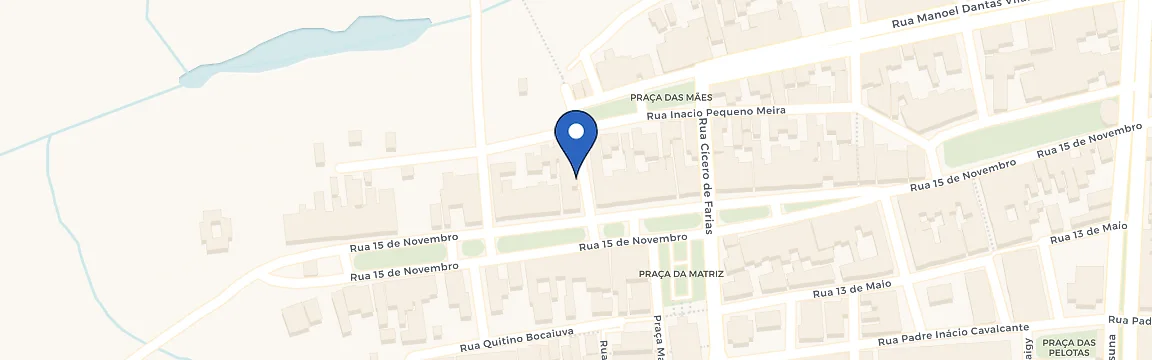 Mapa da estação HQV Telecom