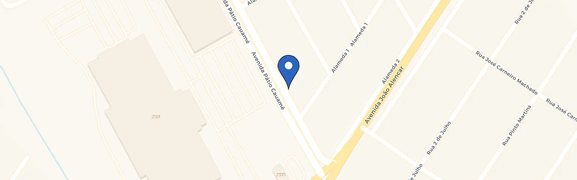 Mapa da estação Shopping Pátio - Ao Lado