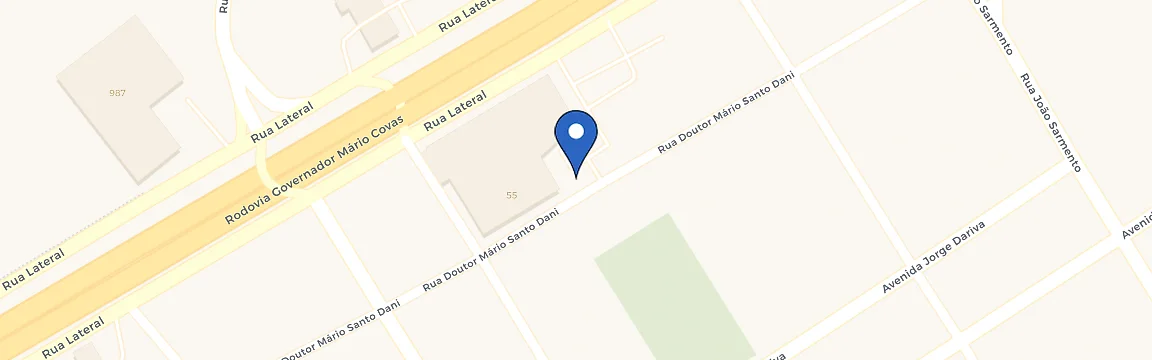 Mapa da estação Supermercado Asun