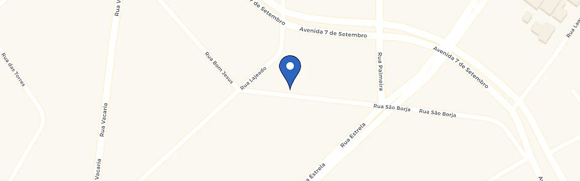 Mapa da estação Rua São Borja 345 Vila Vera Cruz