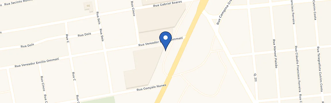 Mapa da estação BR Super Carga - Grand Dirceu - Teresina