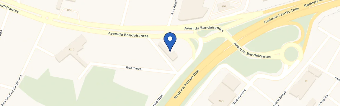 Mapa da estação Posto Trevo