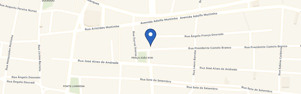 Mapa da estação Nordeste Eletro Posto