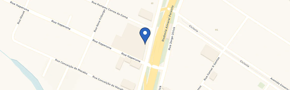Mapa da estação Rede Avistão Supermercado