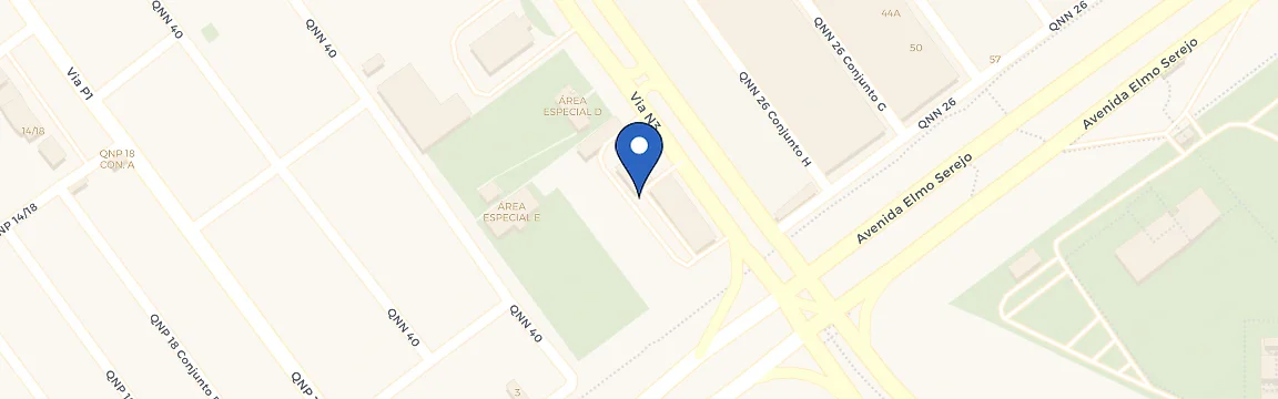 Mapa da estação Posto Colina Ipiranga