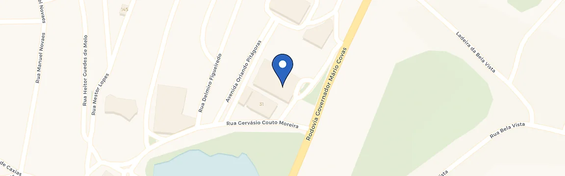 Mapa da estação Pousada Da Cidade