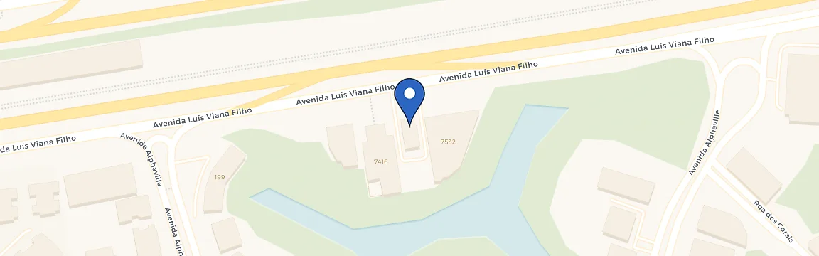 Mapa da estação Mc Donalds Alphaville