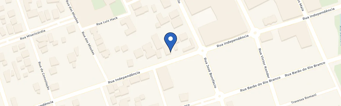 Mapa da estação Banco Unicred