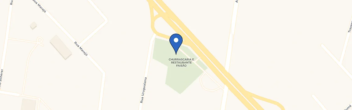 Mapa da estação Churrascaria Faisão