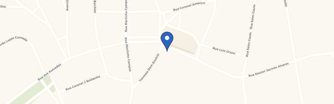 Mapa da estação Hotel Monsenhor Vicente