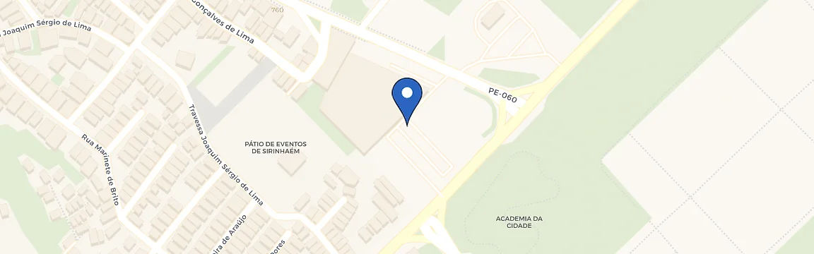Mapa da estação VAPT - Arco-Vita Sirinhaém/Pé